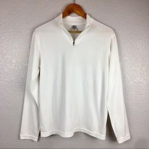 Patagonia long sleeve white shirt 1/4 zip S